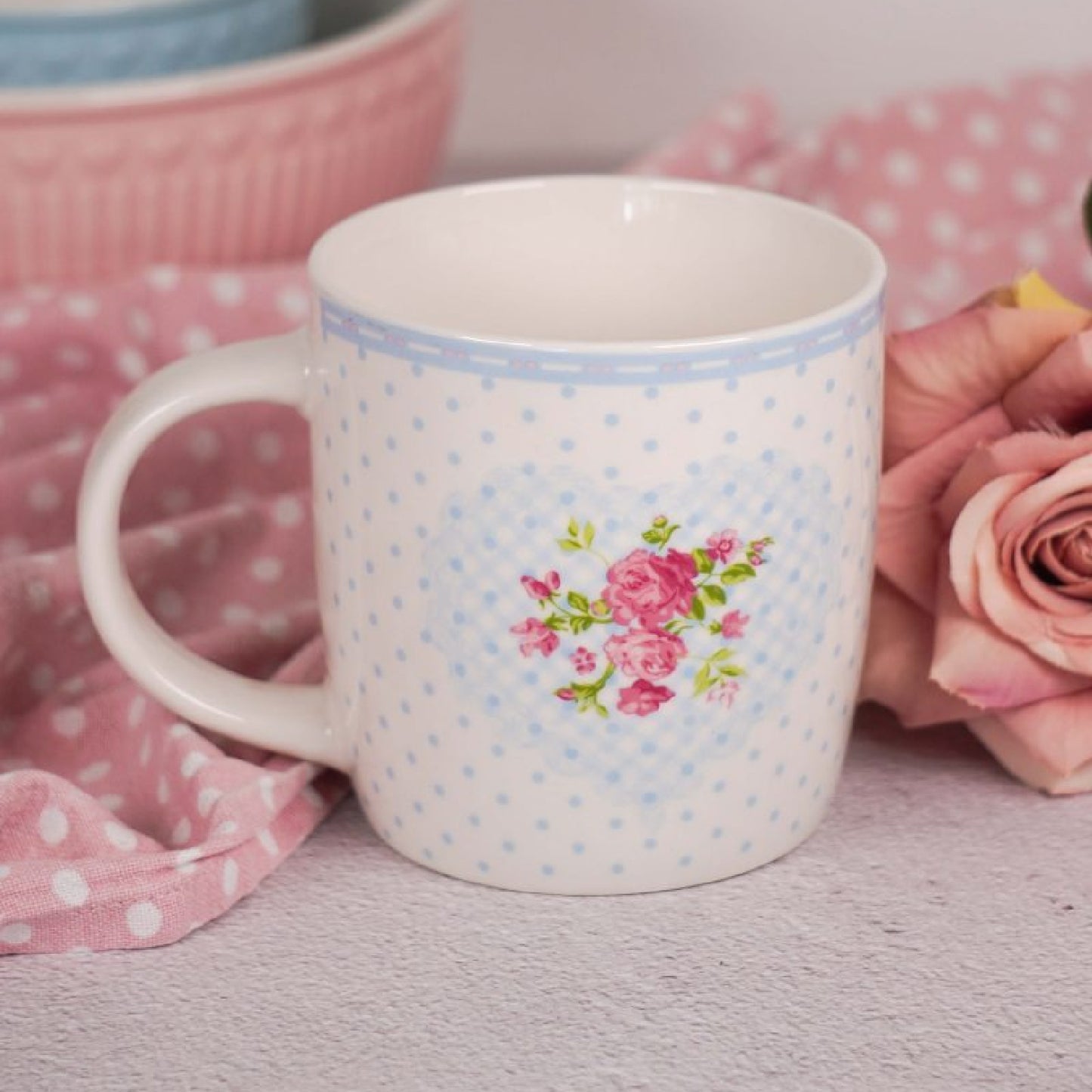 TAZZA VINTAGE 'ISABELLE ROSE'