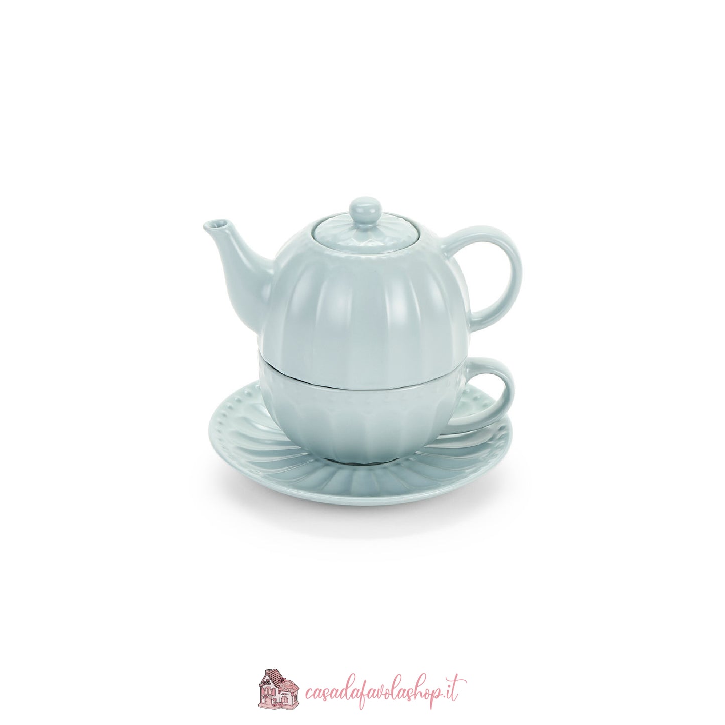 TEA FOR ONE IN STONEWARE