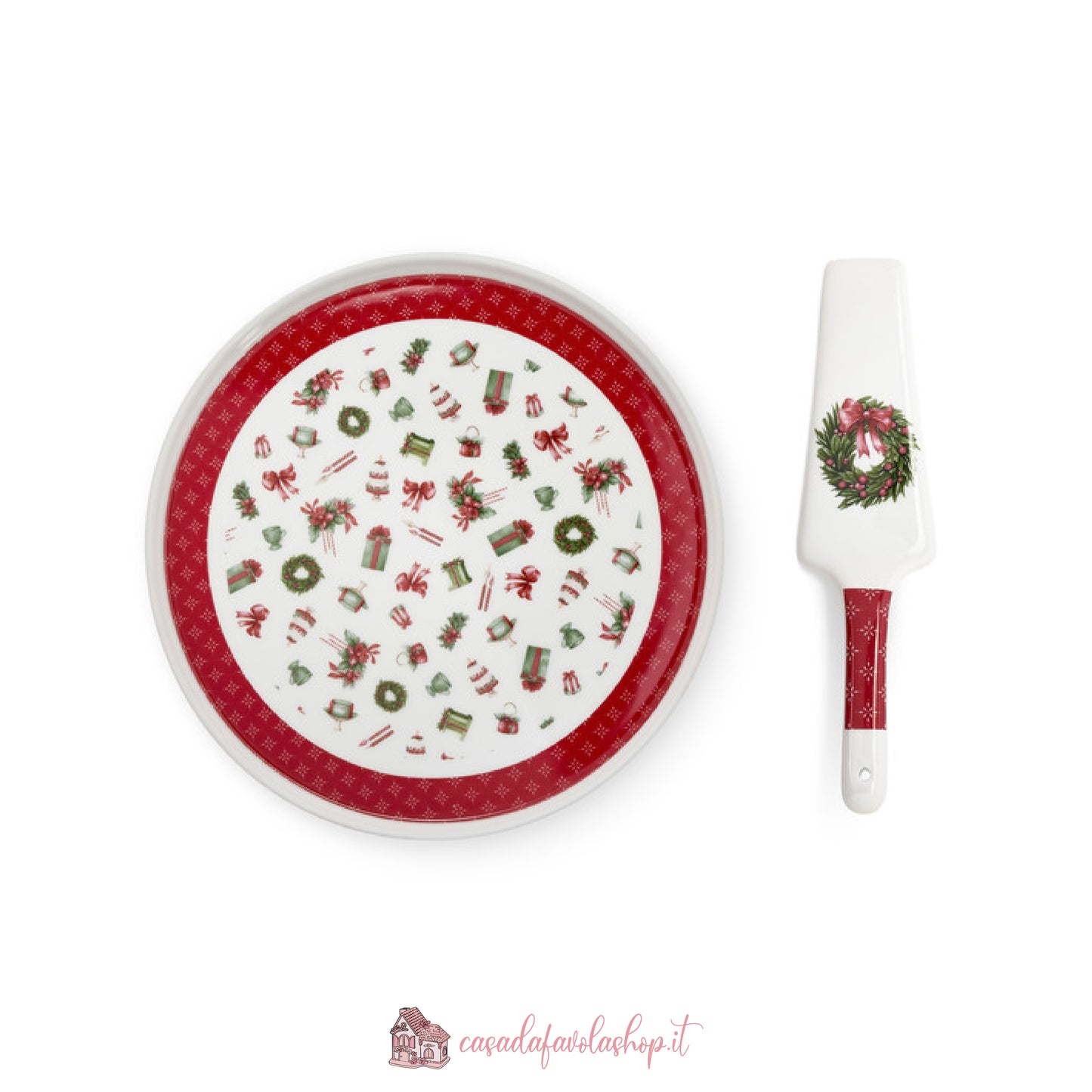 PIATTO CON PALA 'STORIA DI NATALE'