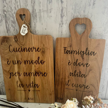 TAGLIERE IN ACACIA