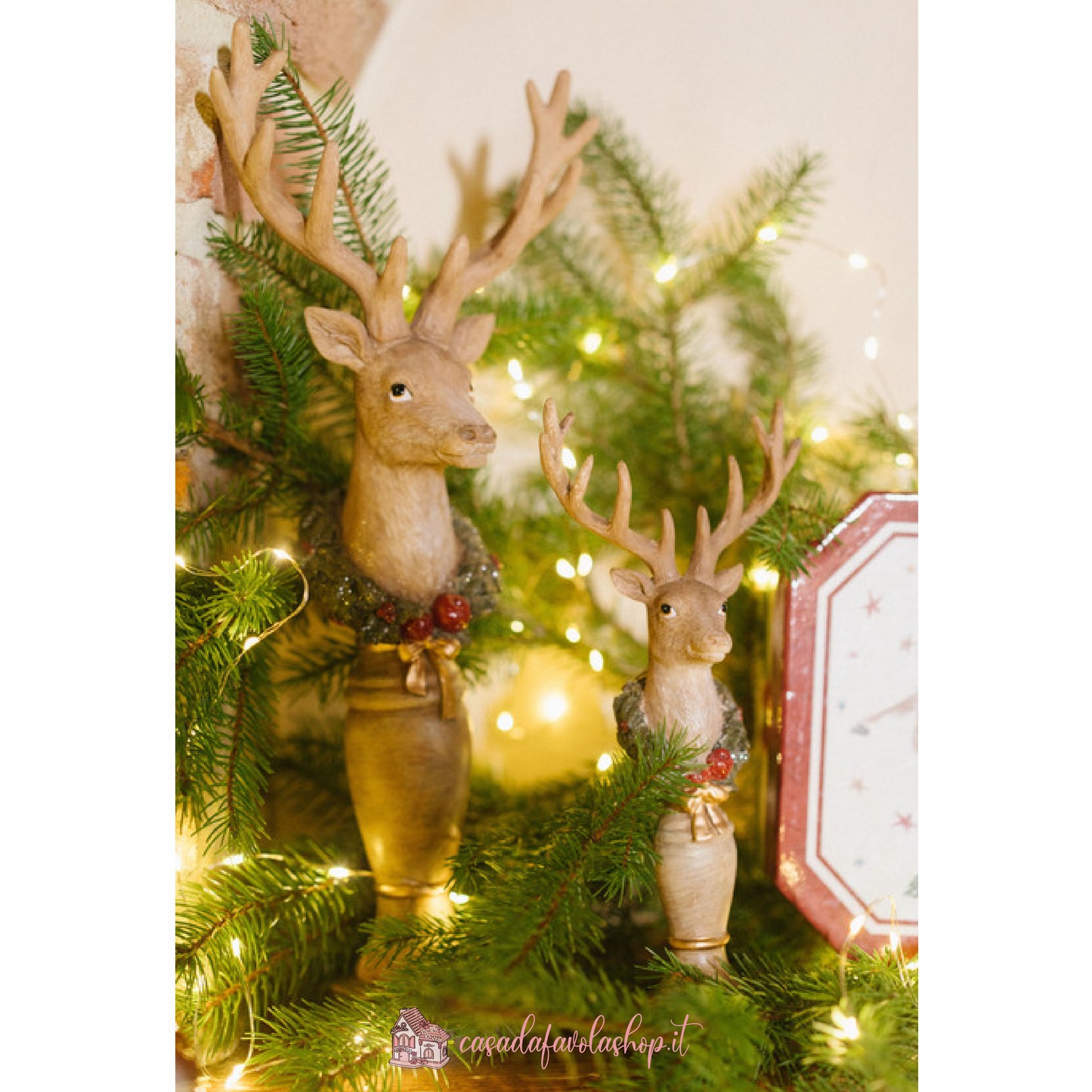 CERVO CON PIEDISTALLO