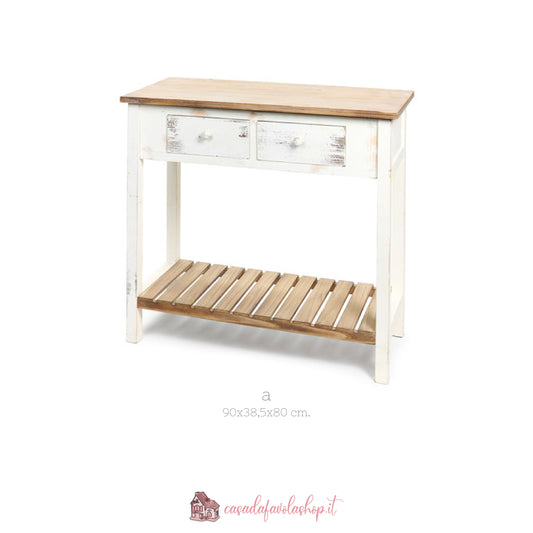 CONSOLLE CON DUE CASSETTI