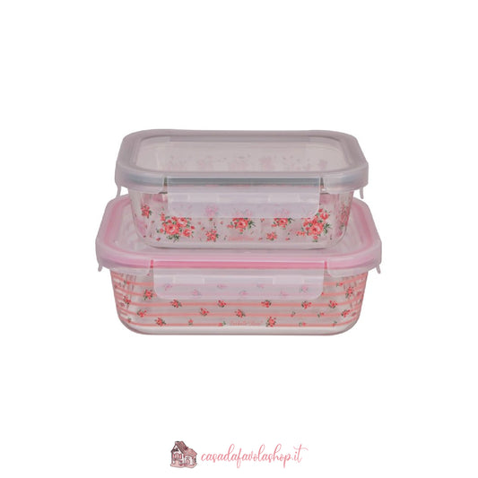 CONTENITORI IN VETRO 'ISABELLE ROSE'