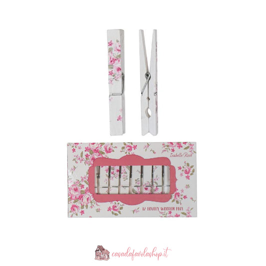 MOLLETTE IN LEGNO 'ISABELLE ROSE'